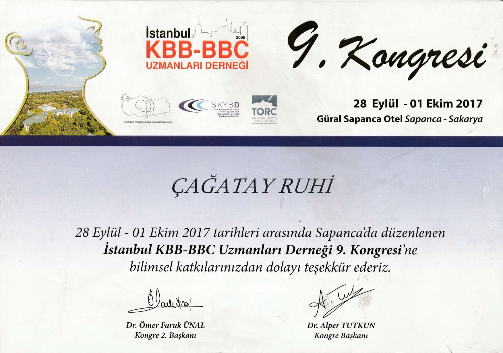 İstanbul KBB-BBC Uzmanlar Derneği Kongresi
